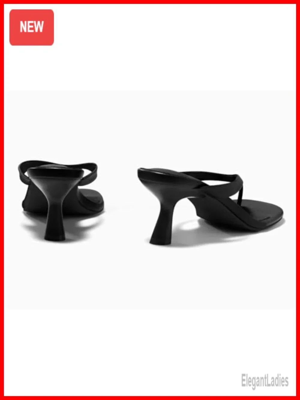 Kitten Low Heels Flip Flop Thong Sandals Slip On Summer Dress Shoes Faux Leather